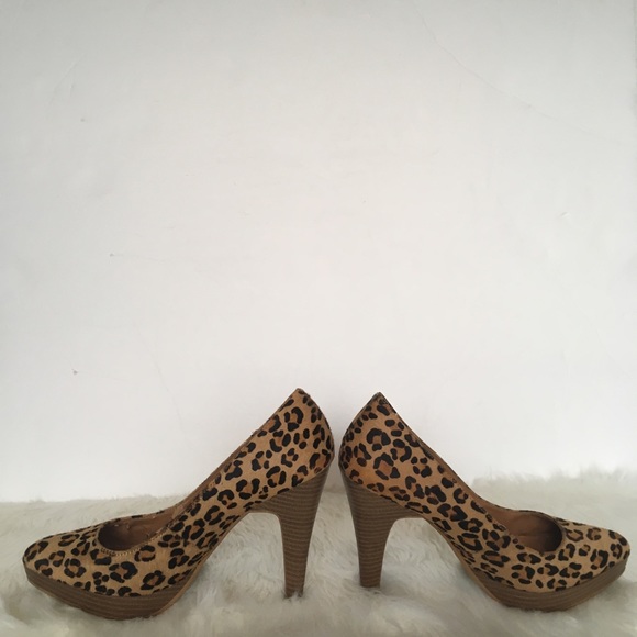 Nine West Leopard Print Heels / Size Medium - Picture 4 of 4